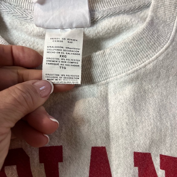 Vintage Champion Indiana university Hoosiers reverse weave Crewneck sweatshirt - Picture 3 of 10